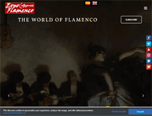 Tablet Screenshot of expoflamenco.com